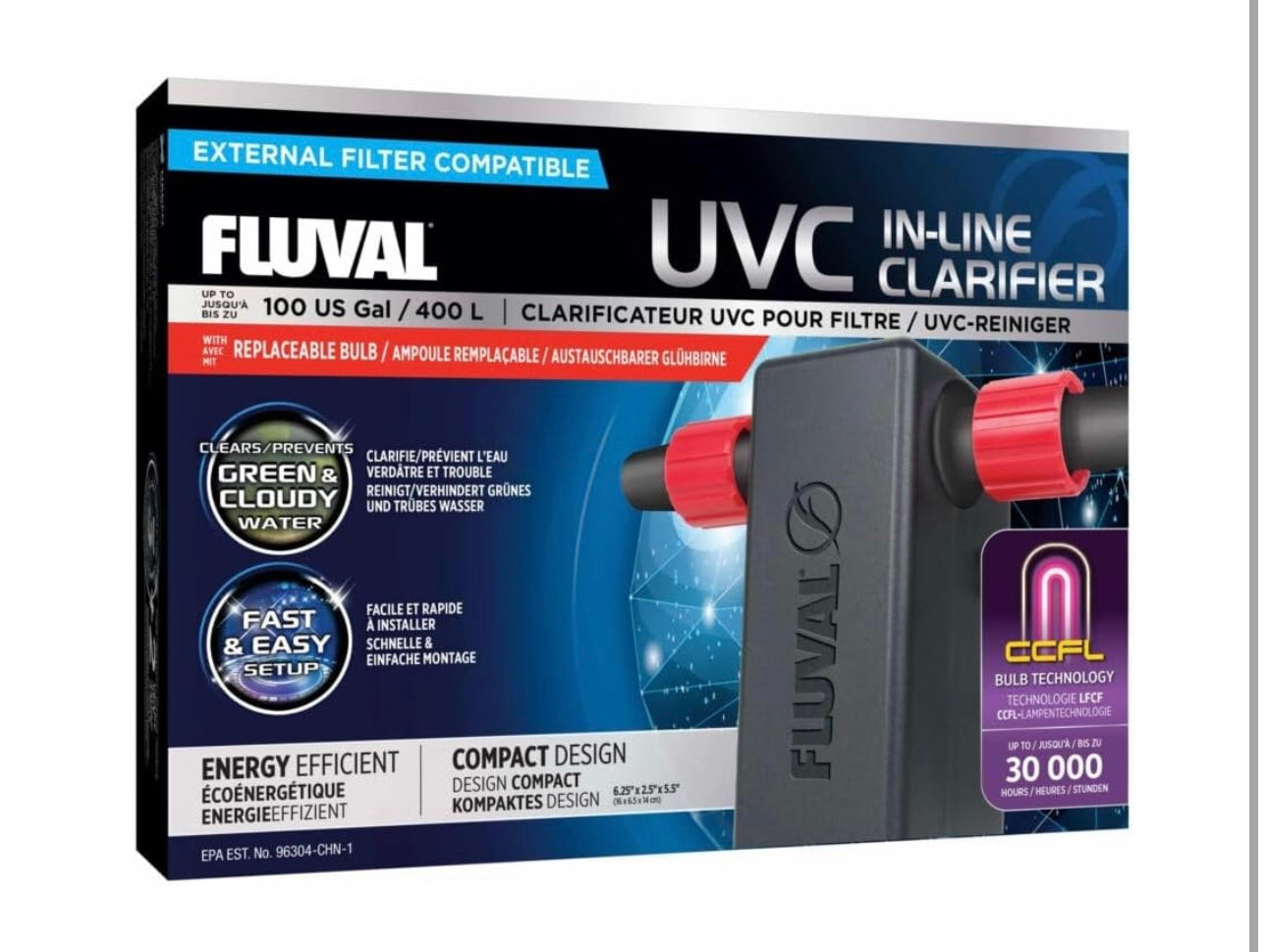 Fluval In-Line UVC Clarifier