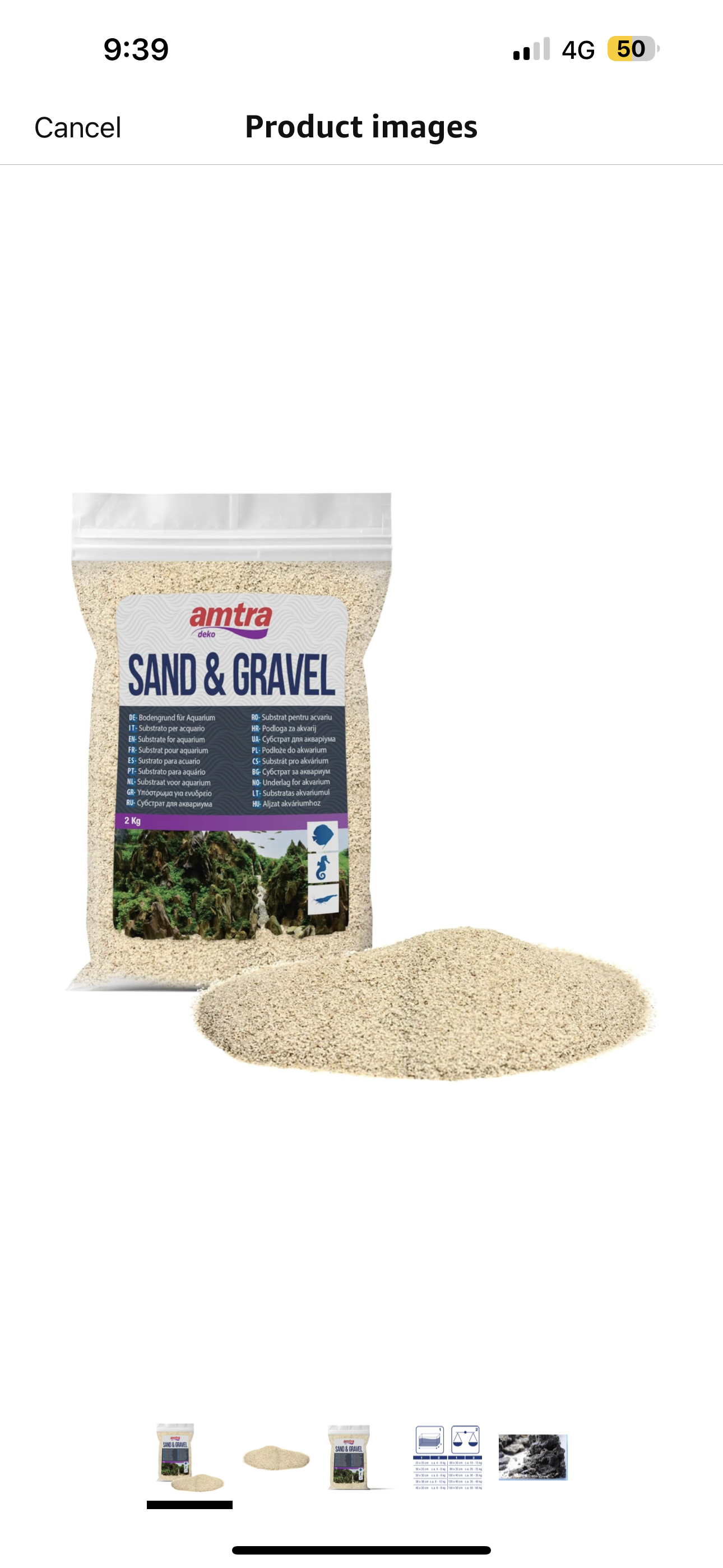 AMTRA White Quartz - Fine White Quartz Aquarium Sand, for Fresh or Salt Water ( 2KG)